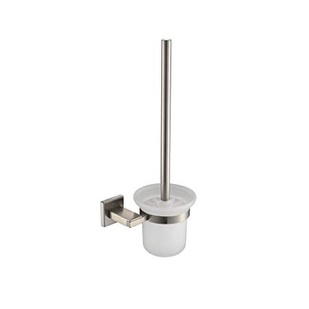 KES Bathroom Toilet Brush with Holder Wall Mount, SUS304 Stainless Steel Holder Brushed Finish, A2430-2