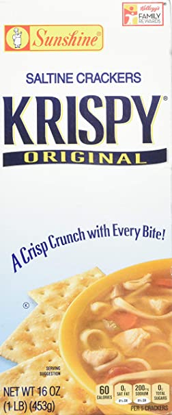 Krispy Saltine Crackers, Original, 16-Ounce Box