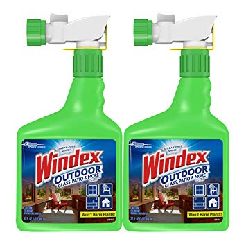 Windex Outdoor Glass & Patio Concentrated Cleaner, 2 ct, 32 fl oz