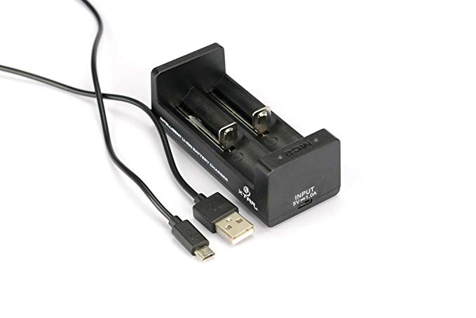 XTAR MC2 - 2 Slot Li-ION Micro-USB Powered Battery Charger