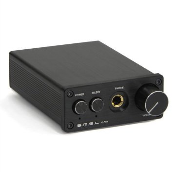 SMSL SD793-II PCM1793 DIR9001 OPA2134 DAC Digital Audio Decoder Amplifier Black - US Plug