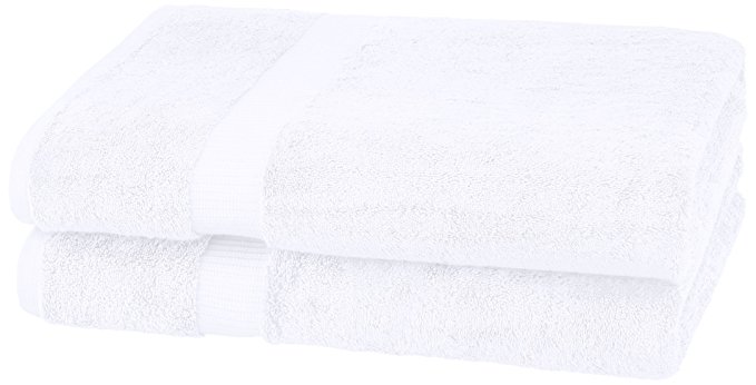 Pinzon Organic Cotton Bath Sheet (2 Pack), White