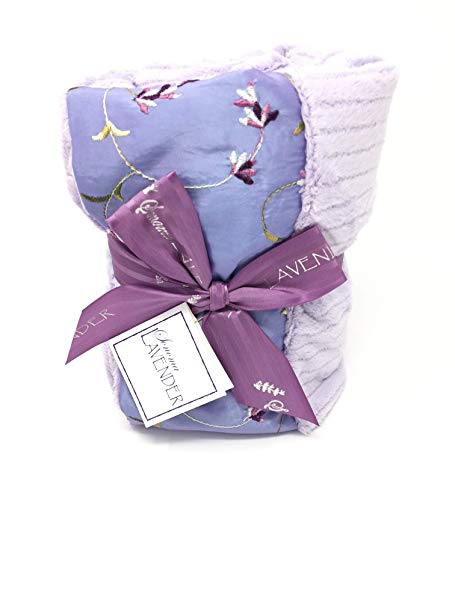 Sonoma Lavender Heat Wrap - Embroidered Lavender