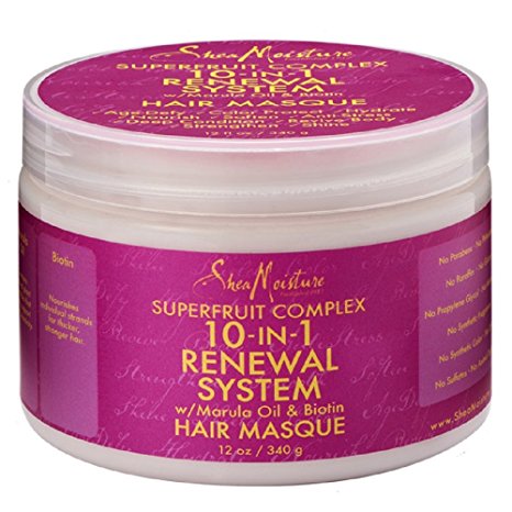 SheaMoisture SuperFruit Complex 10-in-1 Renewal System Hair Masque, 12 Ounce