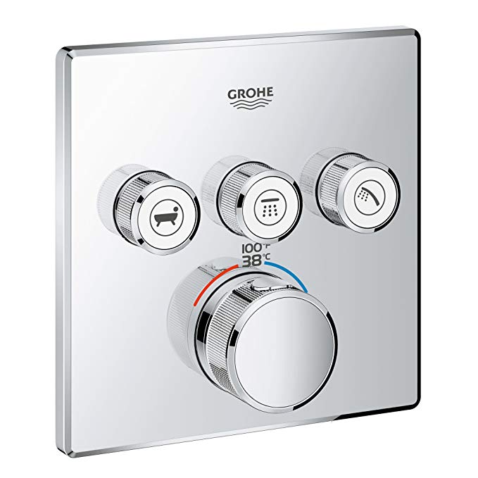 Grohe 29142000 Grohtherm Smart Thermostatic Trim With Control Module StarLight Chrome