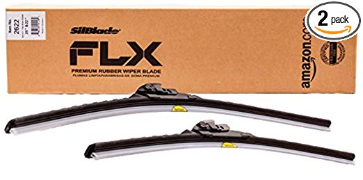 SilBlade FLX 2622 Premium Beam Wiper Blade Set - 26"/22" | Fits various models of Acura, Ford, Honda, Lexus, Ram, Toyota, Volkswagen, Volvo
