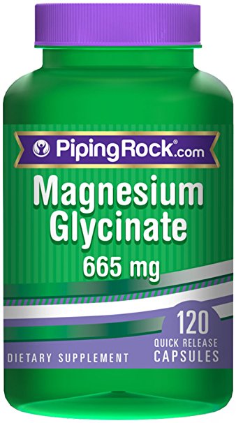 Magnesium Glycinate 665 mg 120 Capsules