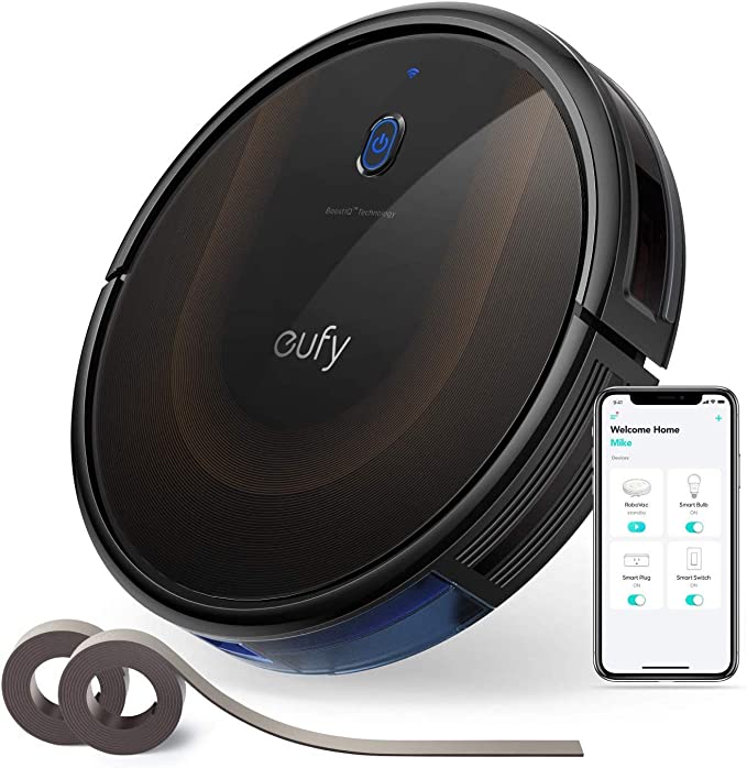 Eufy BoostIQ RoboVac 30C MAX, Robot Vacuum Cleaner, Wi-Fi, Super-Thin, 2000Pa Suction, Boundary Strips Included, Quiet, Self-Charging Robotic Vacuum Cleaner, Cleans Hard Floors to Medium-Pile Carpets