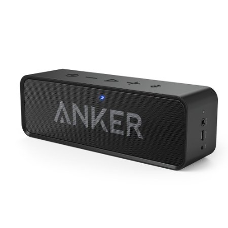 New Release Anker SoundCore Dual-Driver Portable Bluetooth Speaker with Superior Stereo Sound and Incredible 24-Hour Playtime Wireless Speaker with Clean Bass and Built-in Microphone