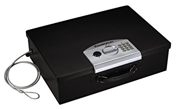 SentrySafe PL048E Electronic Security Box, 0.5 Cubic Feet, Black