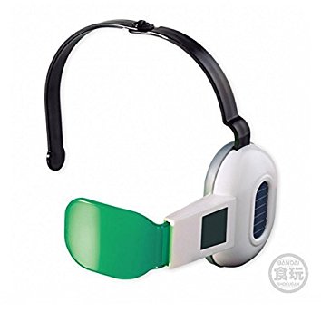 Givingfun Bandai Dragon Ball Z Cosplay Warrior Adjustable Green Lens Scouter Toy w/1 Candy