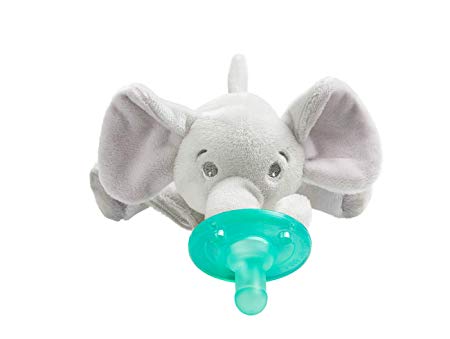 Philips Avent Soothie Snuggle Pacifier, 0m , Elephant, SCF347/03