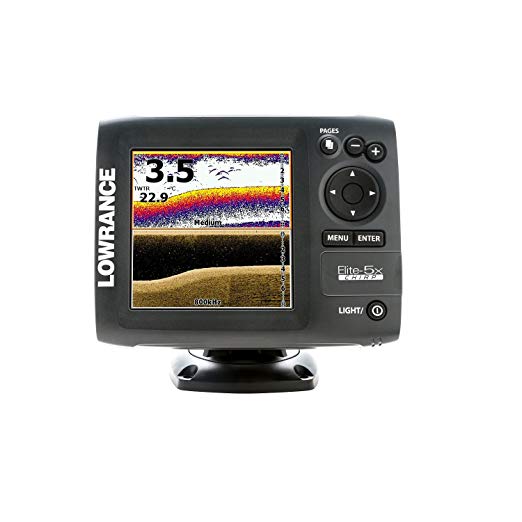 Lowrance 000-11657-001 Elite-5X Chirp with 83/200 455/800 Transducer