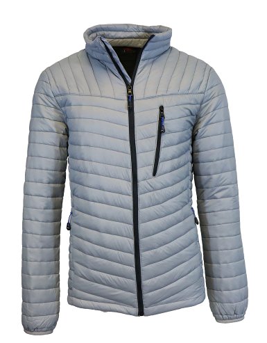 SPIRE MEN'S LIGHTWEIGHT BUBBLE PUFFER JACKET