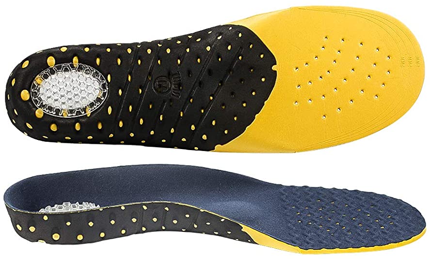 Orthotic Insoles Full Length with Arch Supports Orthotic Inserts for Flat Feet, Shoe Insoles for Plantar Fasciitis, Feet Pain, Comfort Lightweight Insoles