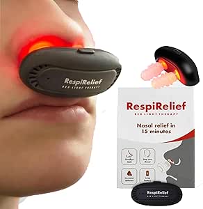 No More Colds Red Light Therapy for Nose, Nomorecolds Red Light Therapy for Nose, No More Colds Red Light Nose, Respirelief Red Light Nasal Therapy Instrument