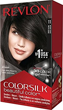 Revlon Colorsilk Beautiful Color Hair Color, Soft Black