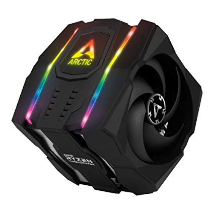 ARCTIC Freezer 50 TR - Dual Tower CPU Cooler for AMD Ryzen Threadripper with A-RGB, Two Pressure-optimised Fans, with 8 Heatpipes for Maximum Performance