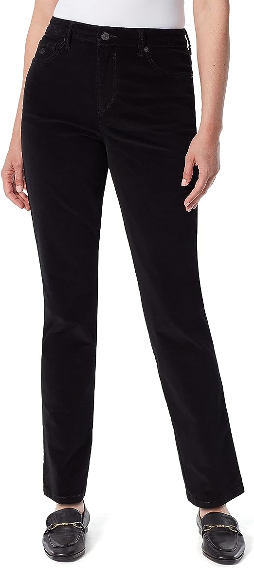 Gloria Vanderbilt Women's Petite Amanda Corduroy Slim High Rise Pant