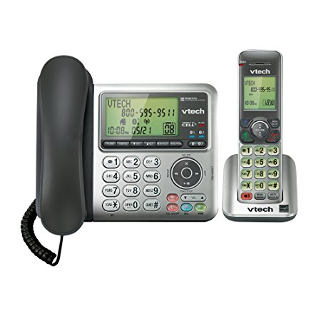 Vtech Corded/Cordless Connect to Cell Phone Answering System with Caller ID - DS6641