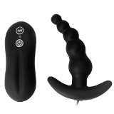 Utimi Anus Sex Toy of 10-frequencies Vibration Anal Beads Adults Sex Toys Black