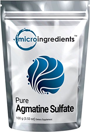 Micro Ingredients Pure Agmatine Sulfate Powder, 100 grams