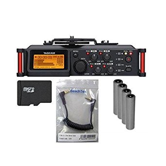 Tascam DR-70D 4-Channel Audio Recorder For DSLR Camera, Acc Bundle. Kit #DR70DK