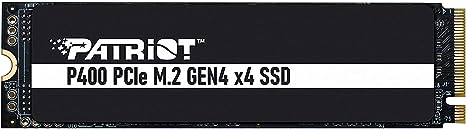 Patriot P400 1TB Internal SSD - NVMe PCIe M.2 Gen4 x 4 - Low-Power Consumption Solid State Drive - P400P1TBM28H