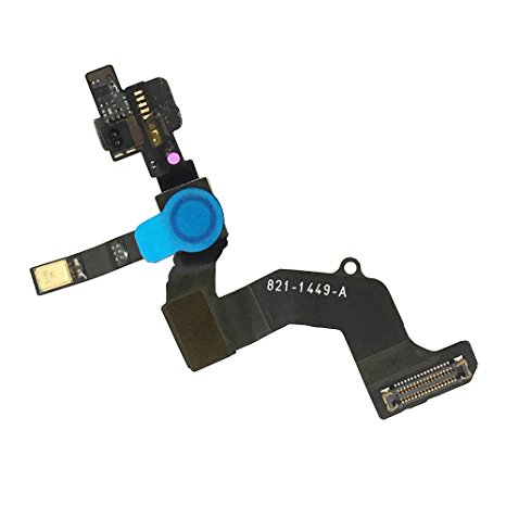 Johncase New OEM Original Iphone 5 1.2MP Autofocus Front Facing Camera with Proximity Light Sensor and Microphone Flex Cable for Iphone 5 5G (ALL CARRIERS)