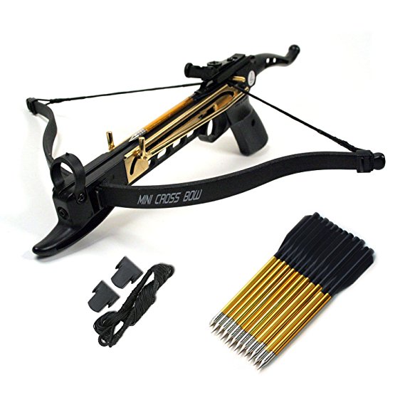 Cobra System Self Cocking Pistol Tactical Crossbow, 80-Pound