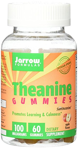 Jarrow Formulas Theanine Gummies Promotes Learning & Calmness, 60 Count