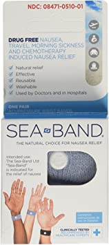 Sea-band the Original Wristband Adults - 1 Pair, colors may vary