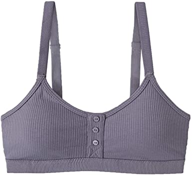Wink Gal Sports Bras for Women Seamless Cotton Comfortable with Removable Padded Bralette