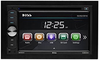 Boss Audio Systems BV9341 Boss Audio Double-Din, 6.2 Inch Screen, DVD/CD/MP3 Am/FM Receiver