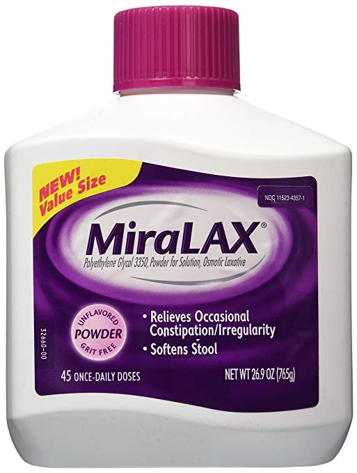 Miralax 45 Dose Powder Laxative, 26.9 Ounce