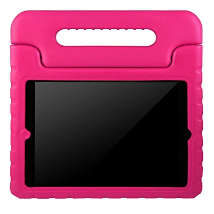 AVAWO Apple iPad 2 3 4 Kids Case - Light Weight Shock Proof Convertible Handle Stand Kids Friendly for iPad 2, iPad 3rd generation, iPad 4th generation Tablet - Magenta/Rose