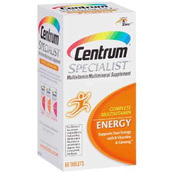 Centrum Specialist Energy, Multivitamin Tablets, 60-Count