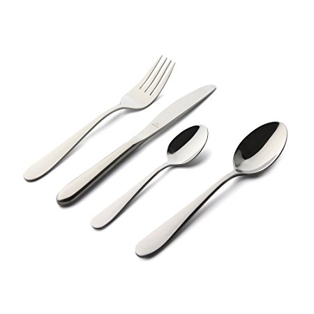 Windsor Fork/Knife/Spoon and Teaspoon Stainless Steel Child's Cutlery Set, 4-Piece