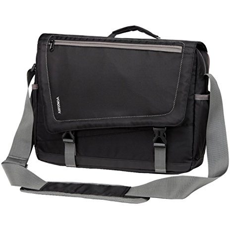 Men Lightweight Water Resistant 15.6 Laptop Messenger Bag Crossbody Bag by Vonxury