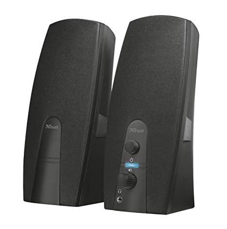 Trust Almo 2.0 PC Speakers for Computer and Laptop, 10 W, USB Powered, Black