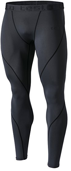 Tesla Men's Compression Pants Baselayer Cool Dry Sports Tights Leggings MUP19 / MUP09 / P16