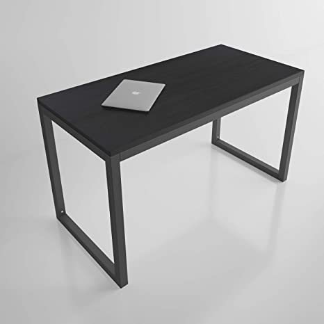 Allewie 45" Modern Computer Desk for Home Office Writing/Wooden PC Laptop Table with Durable Metal Frame/Kids Small Corner Gaming Desk
