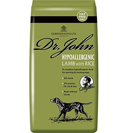 Gilbertson & Page Dr John Hypoallergenic Lamb with Rice Dog Food, 4 kg, Pack of 4