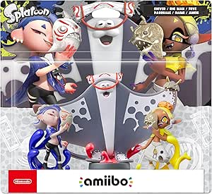 NINTENDO Splatoon 3-Amiibo-Dreierpack: Mako, Muri & Mantaro-Spielfigur