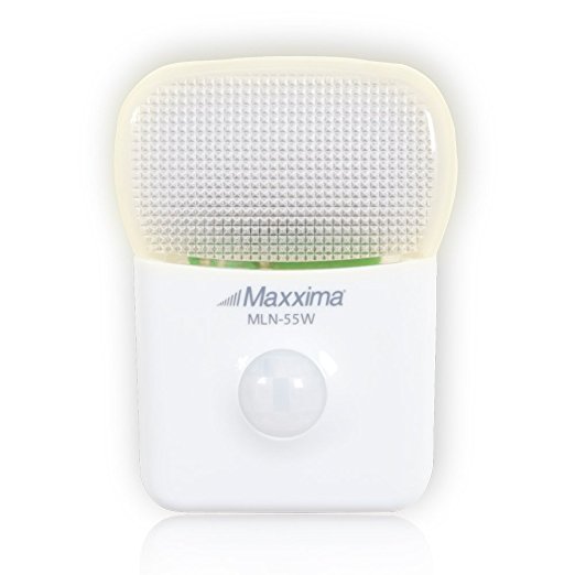 Maxxima MLN-55W LED Motion Activated Night Light with 5 LEDs Warm White