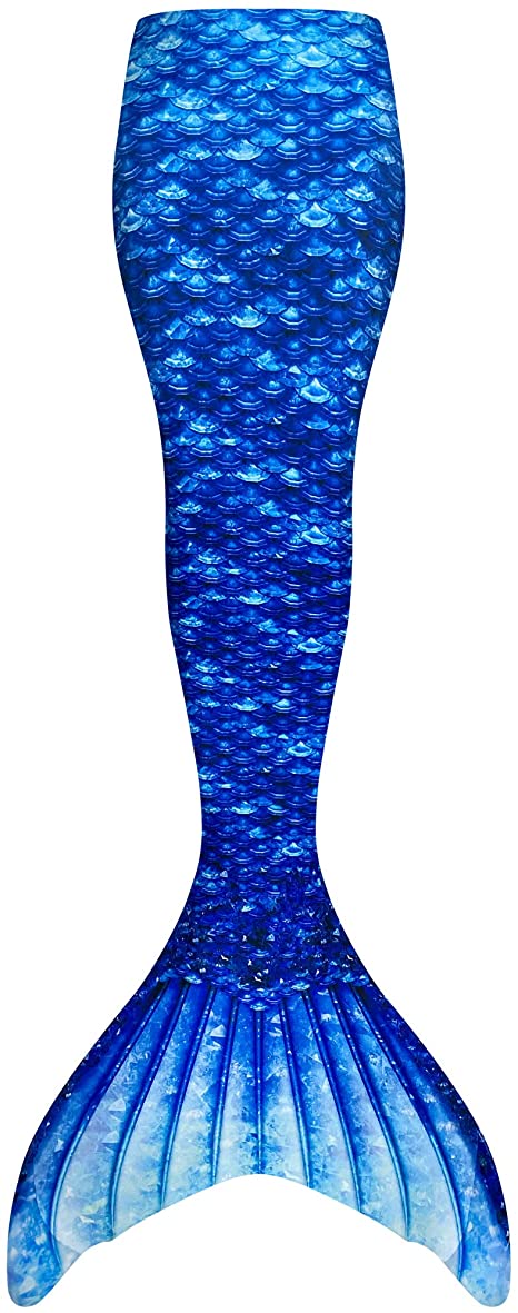 Fin Fun Wear-Resistant Mermaid Tail for Swimming with Monofin Insert for Girls, Boys, Adults
