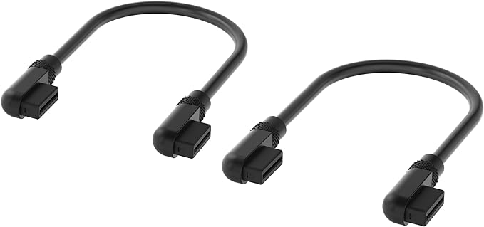 Corsair iCUE Link Cables - 2X 135mm Slim 90° - Black