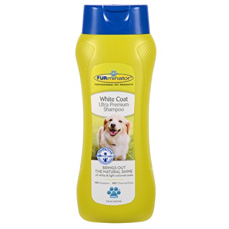 FURminator White Coat Ultra Premium Shampoo, 16-Ounce (285316)