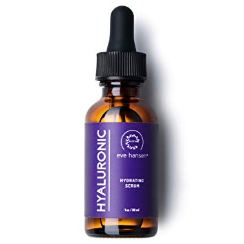 Eve Hansen Hyaluronic Acid Serum (1 oz) | Ultimate Hydrating Serum, Face Moisturizer, Wrinkle Filler and Natural Plumper Face Serum | The Natural, Cruelty Free, Vegan Anti Aging Serum