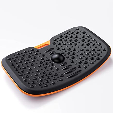 Anti Fatigue Mat Balance Board Standing Desk Mat Balance Boards Sit Stand Desk Mat Accessory Ergonomic Design Non-Slip Bottom Wobble Balance Board Black